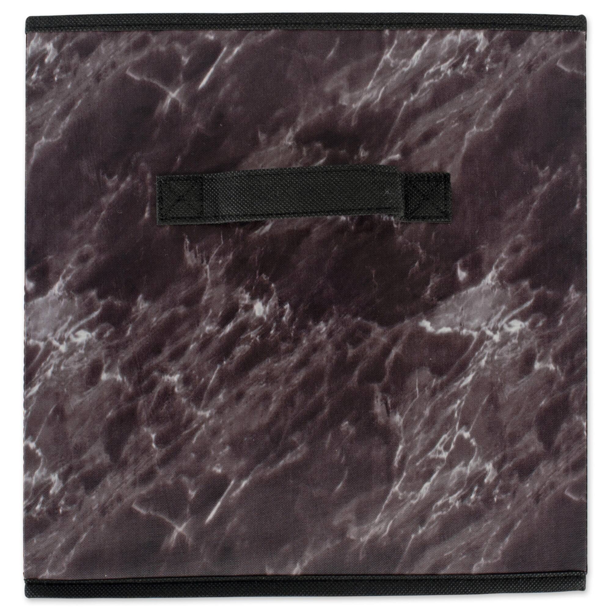 DII® Black Marble Cube Laundry Bin Set
